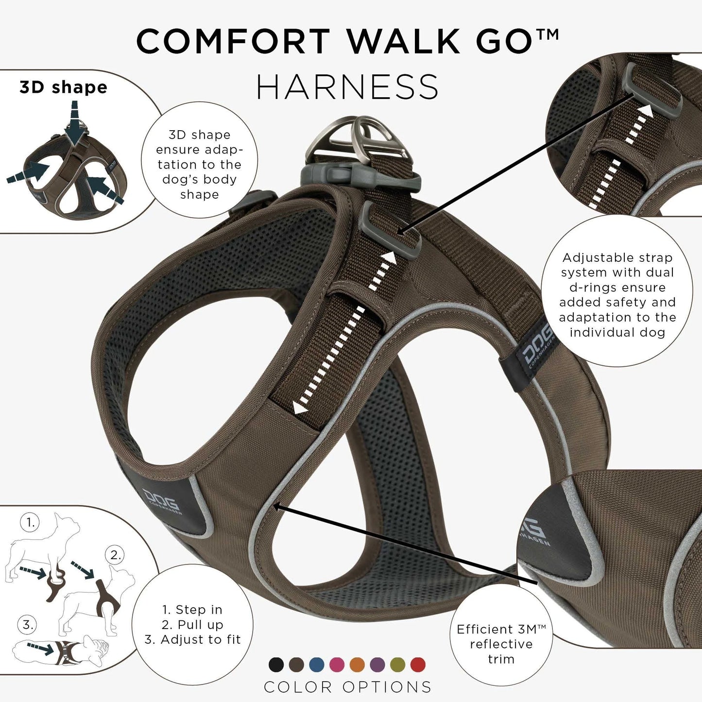 Comfort Walk Go™ Hundesele fra DOG Copenhagen